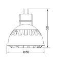 Nueva lámpara LED AC RoHS GU10 MR16 5W Ce de CA / CC